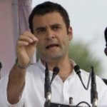 Congress General Secretary Rahul Gandhi addressing a rally in Begusarai Bihar.jpg