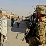 Yankee Division soldier secures Shah Joy bazaar