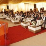 PRIME MINISTER SYED YUSUF RAZA GILANI ADDRESSING AT THE GROUND BREAKING CEREMONY OF RE-CONSTRUCTION OF BERTHS AT KARACHI PORT TRUST ON February 18, 2012