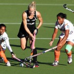 ਭਾਰਤੀ ਮਹਿਲਾ ਹਾਕੀ ਟੀਮ ਅਤੇ ਨਿਊਜ਼ੀਲੈਂਡ ਦਰਮਿਆਨ ਚੱਲ ਰਹੇ ਆਖਰੀ ਮੈਚ ਦਾ ਇਕ ਦ੍ਰਿਸ਼