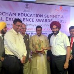 Executive Director Gurkirat Singh received the award from Dr. Ram shankar Katheria, Union Minister of State 1.resized
