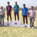 Jagdeep Singh LCET student broke the 12 year old record of PTU after winning the race(1).resized