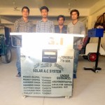 Gulzar Group Students with Prepared Solar AC for Automobile 1.resized
