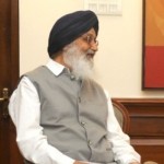 The Chief Minister of Punjab, Shri Parkash Singh Badal calling on the Prime Minister, Shri Narendra Modi, in New Delhi on September 22, 2014.