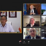 ਚੰਡੀਗੜ੍ਹ ਯੂਨੀਵਰਸਿਟੀ ਘੜੂੰਆਂ ਵੱਲੋਂ ਕਰਵਾਏ ‘ਗਲੋਬਲ ਐਜੂਕੇਸ਼ਨ ਸਿਖਰ ਸੰਮੇਲਨ’ ਦੇ ਉਦਘਾਟਨੀ ਸਮਾਗਮ ਨੂੰ ਸੰਬੋਧਨ ਕਰਦੀਆਂ ਸਖ਼ਸ਼ੀਅਤਾਂ।