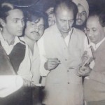 Sahir with college students.resized