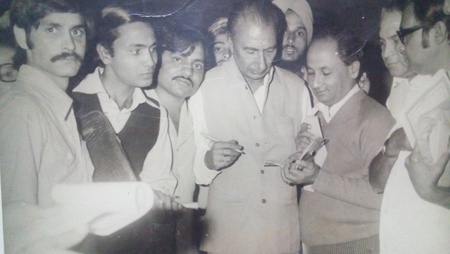 Sahir with college students.resized